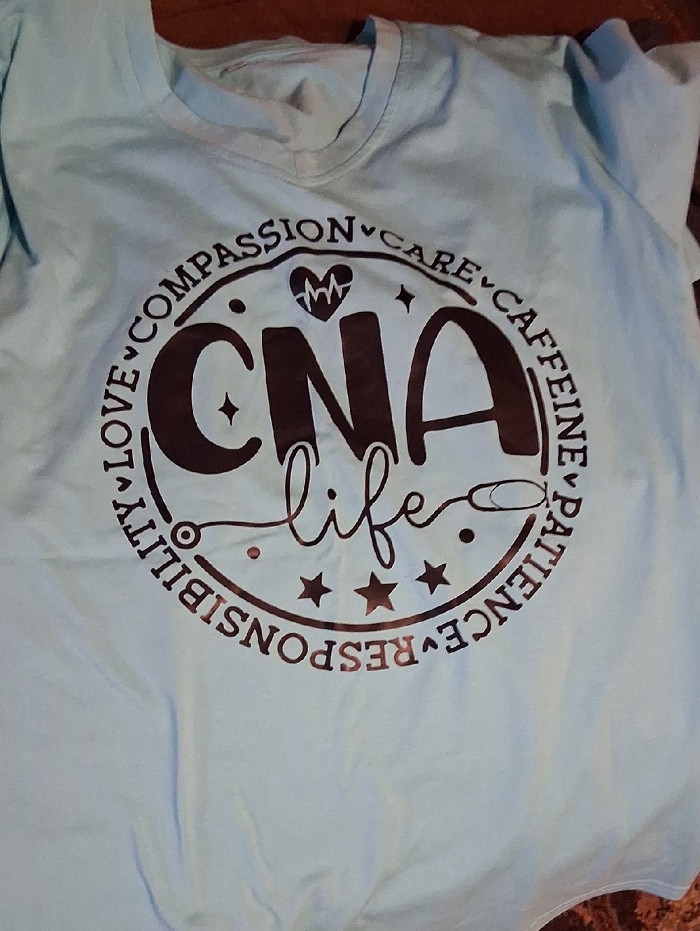 CNA Life Graphic Tee - Light Blue